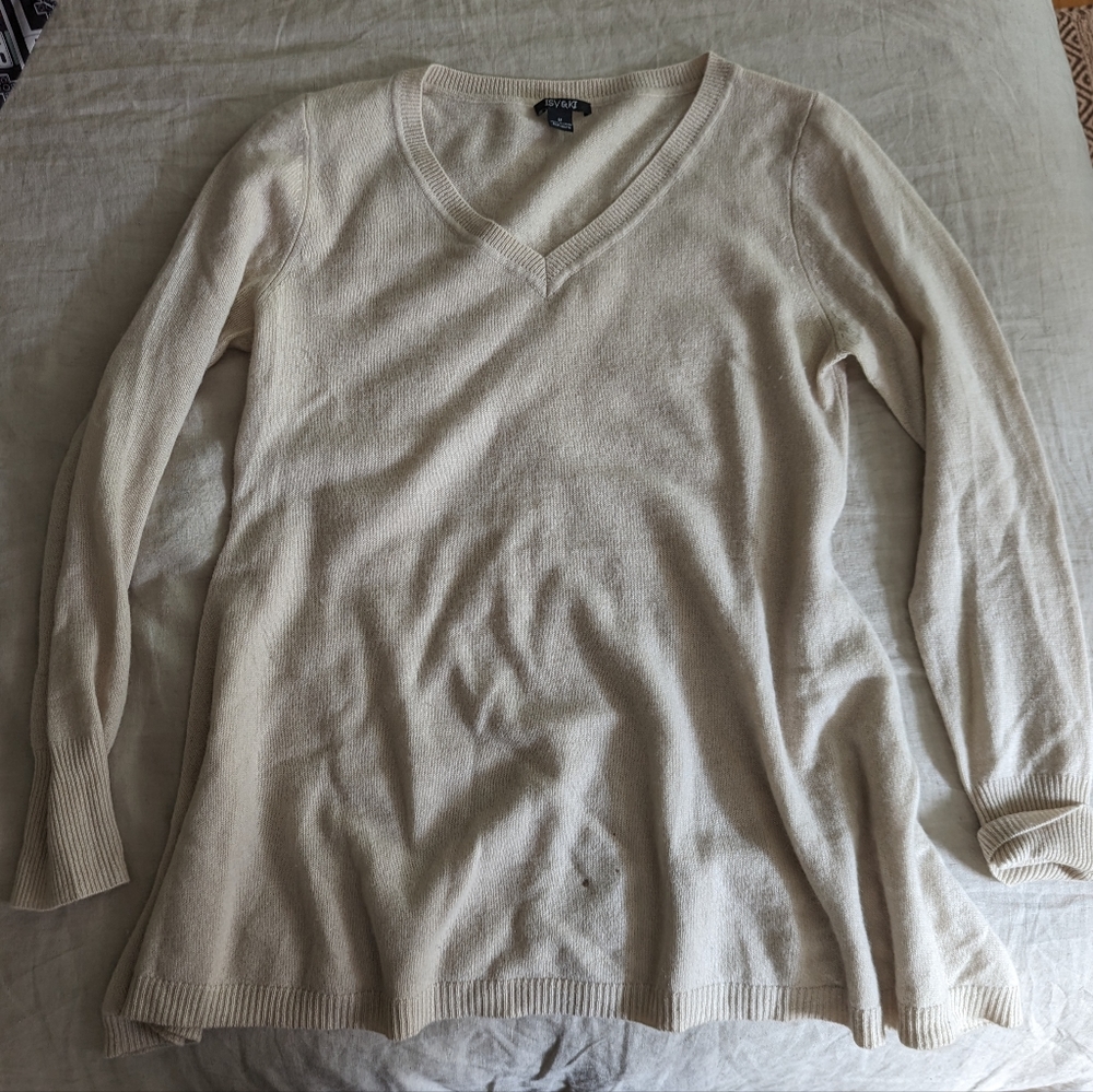 isi & ki cashmere sweater size medium